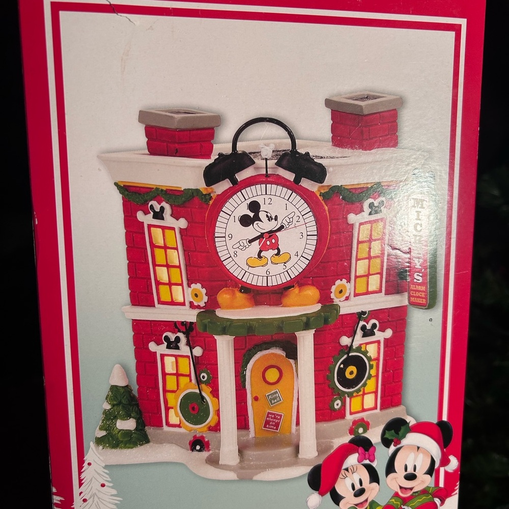 Mickey Mouse Holiday Clock Tower